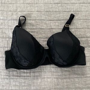 Soma perfect coverage black bra.
